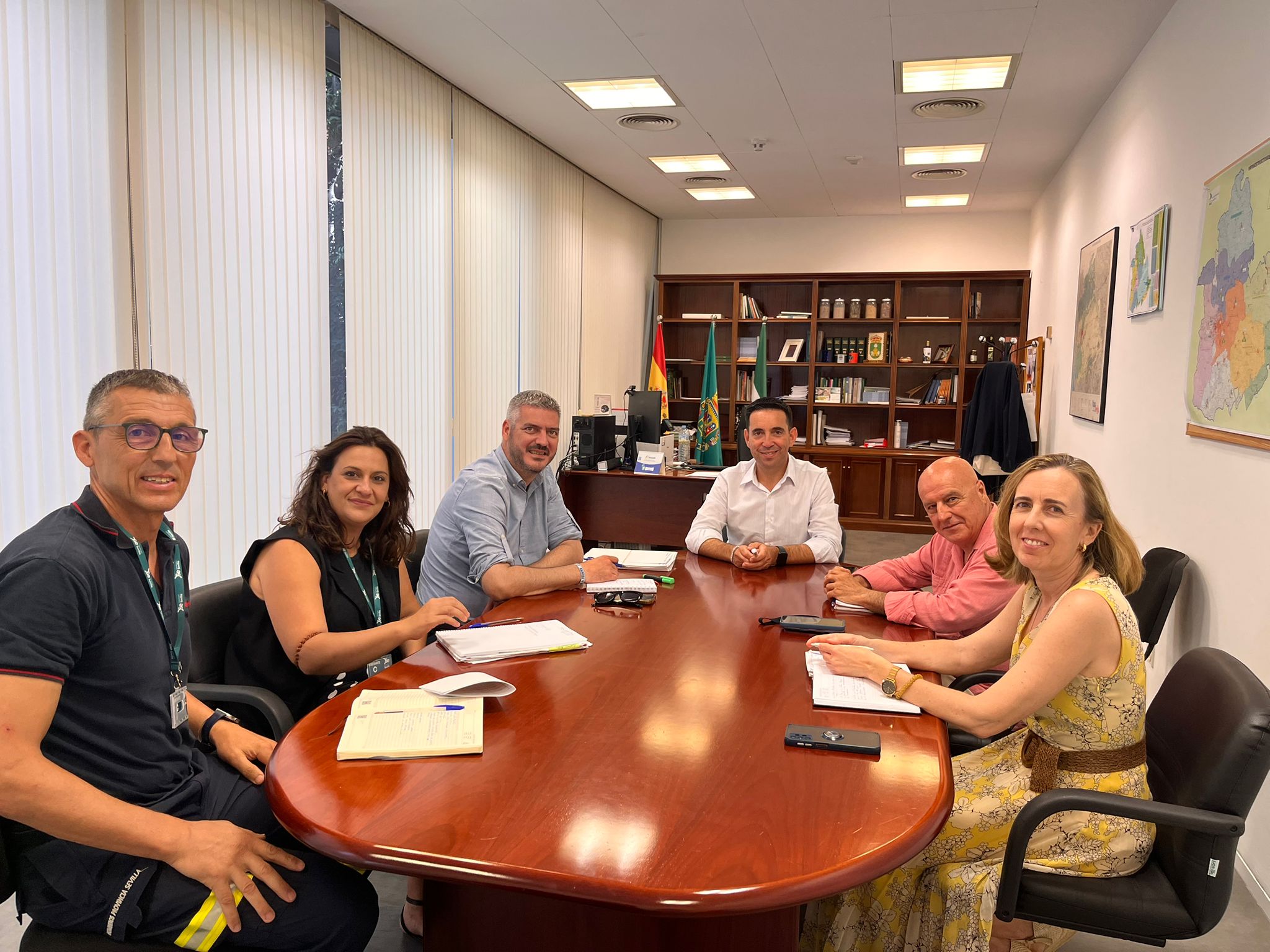 06-230626 Foto REUNIÓN CONSORCIO DE BOMBEROS - FUENTES DE ANDALUCÍA