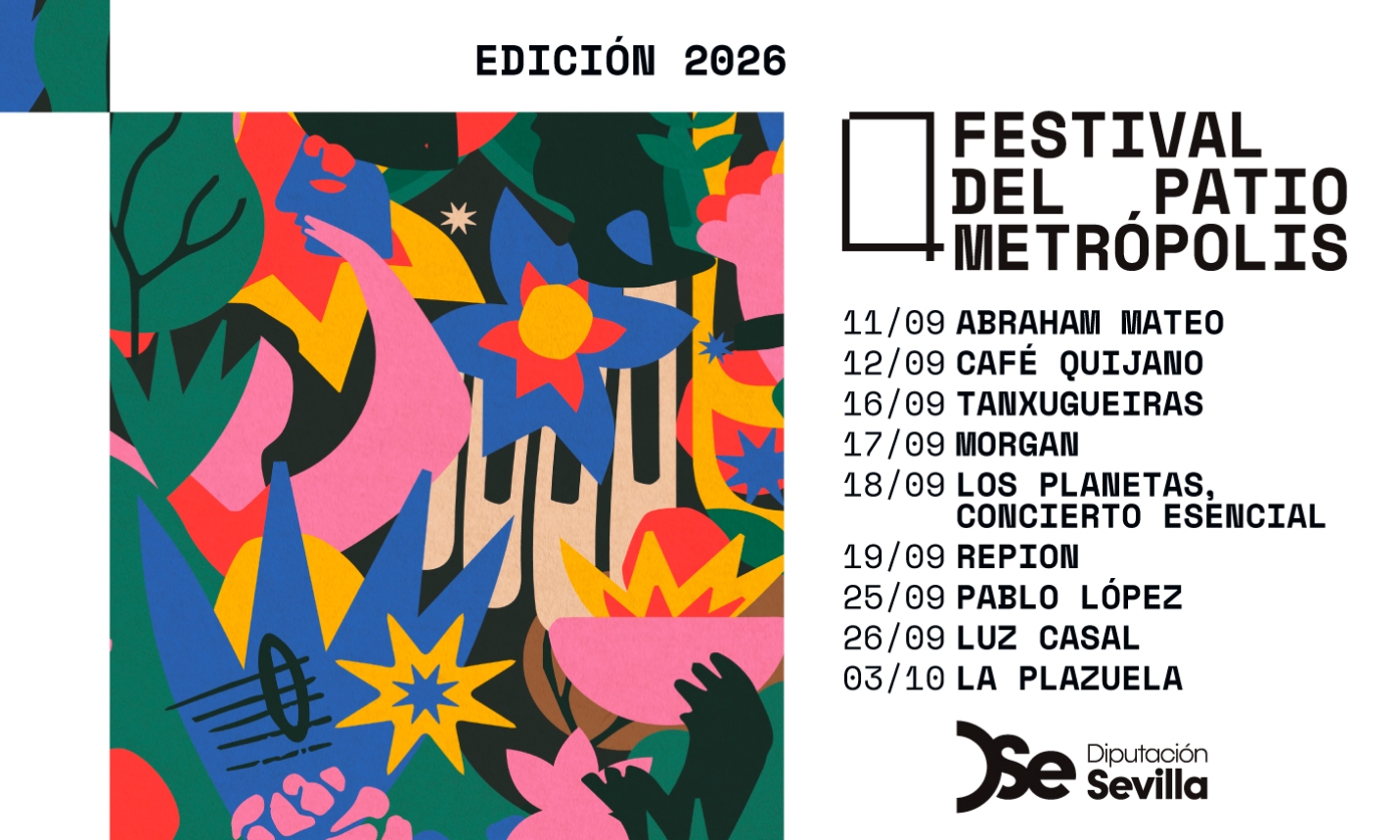 El Festival del Patio+Metrópolis vuelve a florecer para transformar el Patio de la Diputación en un escenario abierto a la música y al encuentro ciudadano