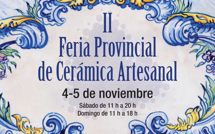 Cartel II Feria Provincial Cerámica Artesanal