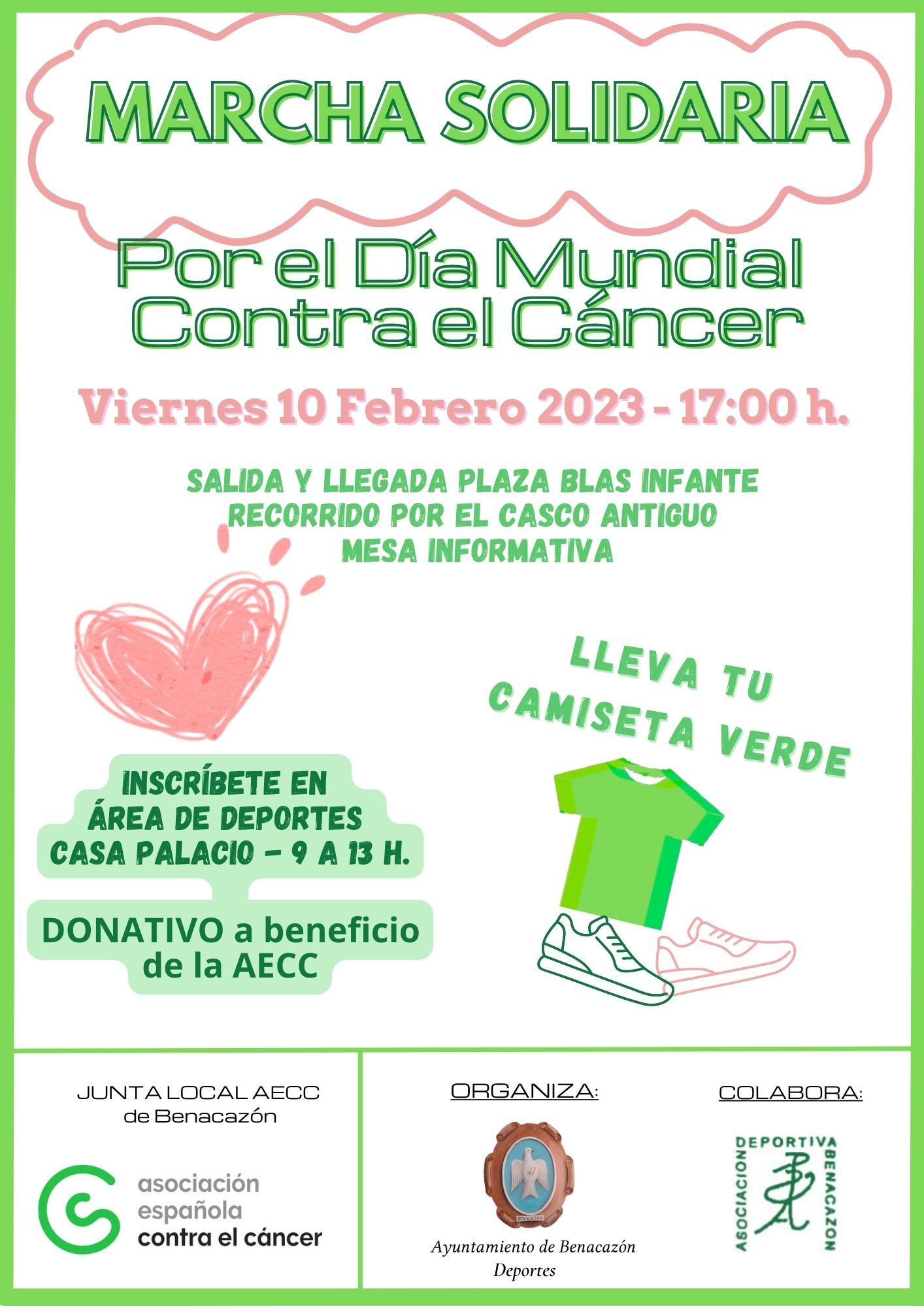 PARTICIPA EN LA "MARCHA SOLIDARIA POR EL DÍA MUNDIAL CONTRA EL CÁNCER"