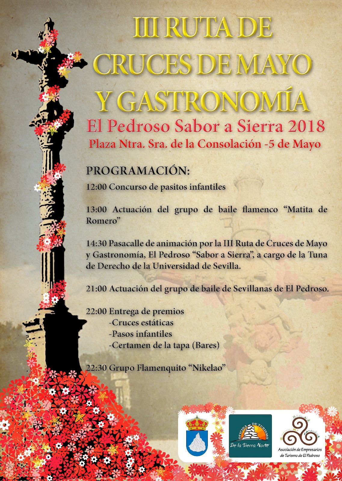 III Ruta de Cruces de Mayo y Gastronomía "El Pedroso Sabor a Sierra 2018"