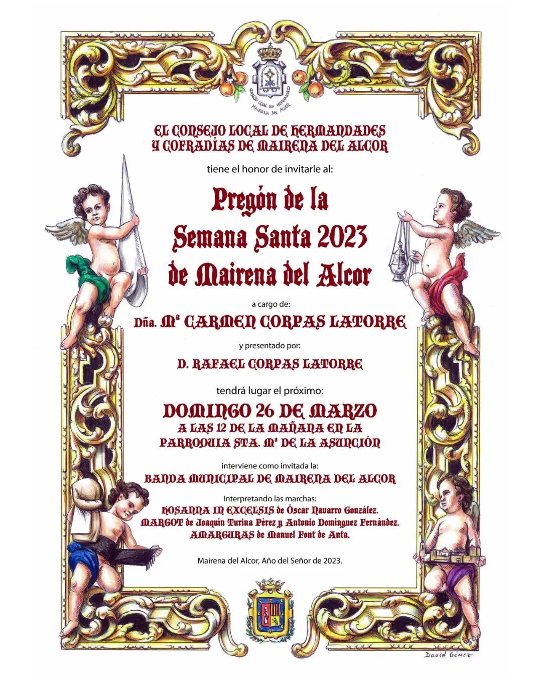 Pregón de la Semana Santa mairenera