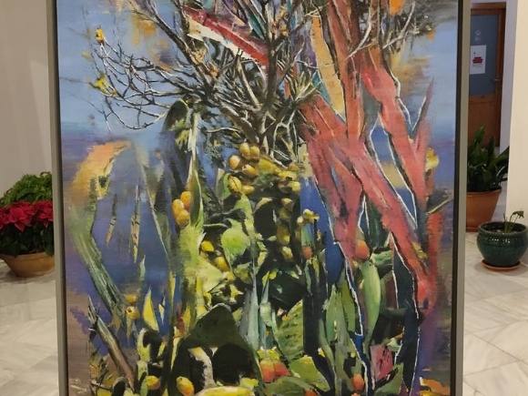 09-030925 EL VISO Primer premio Daniel Nicolás FrancaCamacho (Pintura para un viaje, oleo sobre lienzo)