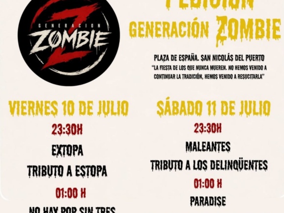 Cartel I Generación Zombie