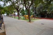 Pavimentacion juegos infantiles en parque municipal