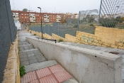 Pavimentación de acceso peatonal entre campo de fútbol rabesa y parque federico garcia lorca