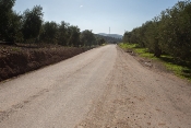 Reparación y  ensanchamiento del camino del cementerio