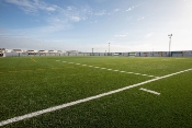 Reparación de las instalaciones y servicios en la zona deportiva del campo de fútbol