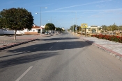 Mejoras en la pavimentación y accesibilidad con el límite urbano (recinto ferial)