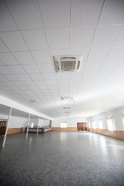 Reparación y sustitución de climatización en el salón de usos múltiples de el campillo