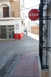 Ordenación del tráfico y aparcamientos en varias calles del casco urbano de lantejuela